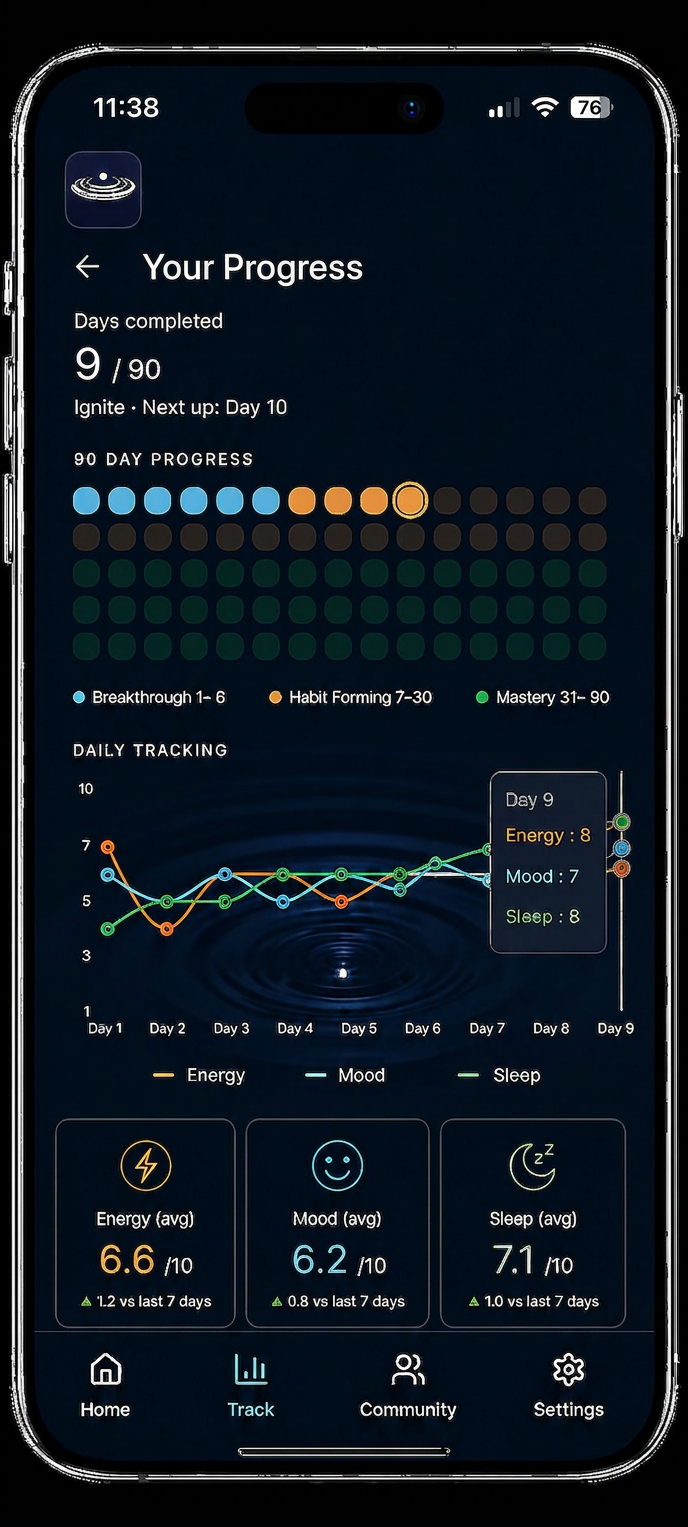 90-day progress and check-in